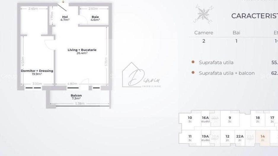 2 camere MTM Pipera Lake I Rond OMV I Complex Premium - Poză 2