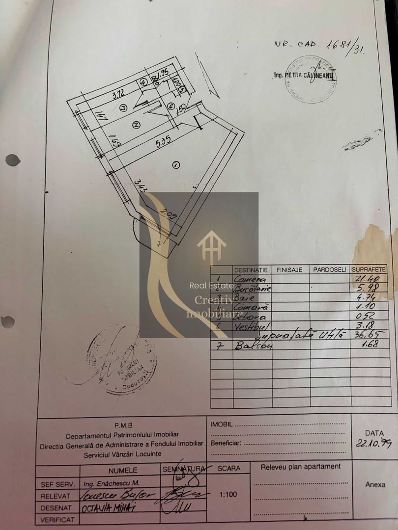 Garsonieră de vânzare – 13 Septembrie, Sector 5 | 38,33 mp | Loc de parcare - Poză 8