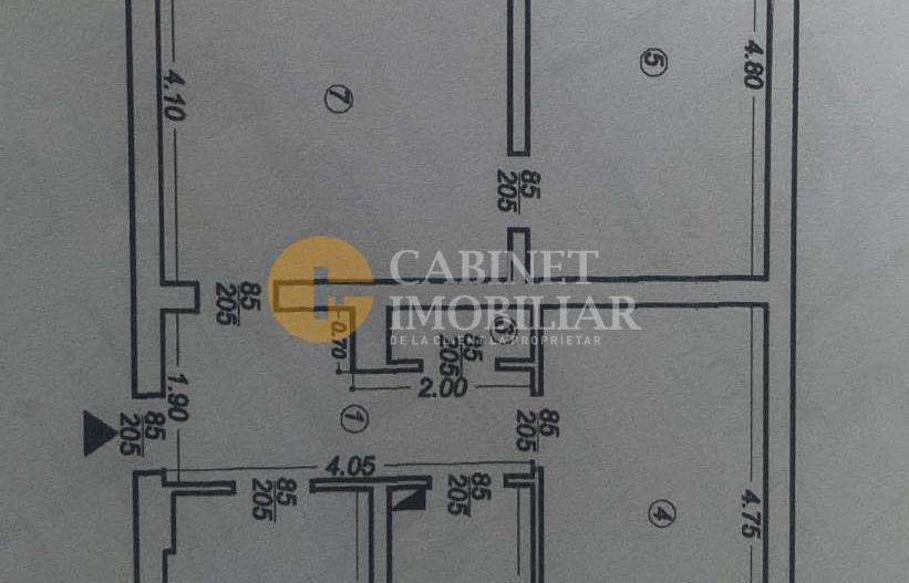 Copou - 3 camere - 64mp - mobilat si utilat - Poză 9