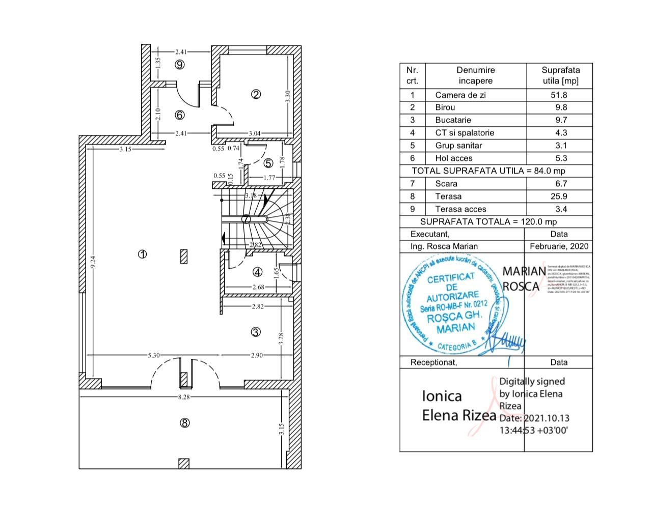Vilă + piscină în Corbeanca, preț promo 399.000€, 2 locuri de parcare - Schiță 13
