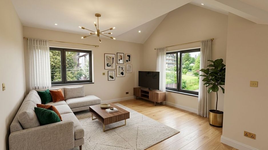 Apartament cu 2 camere 59,40 mp + 30 mp pod - Busteni cartier Zamora - Poză 5