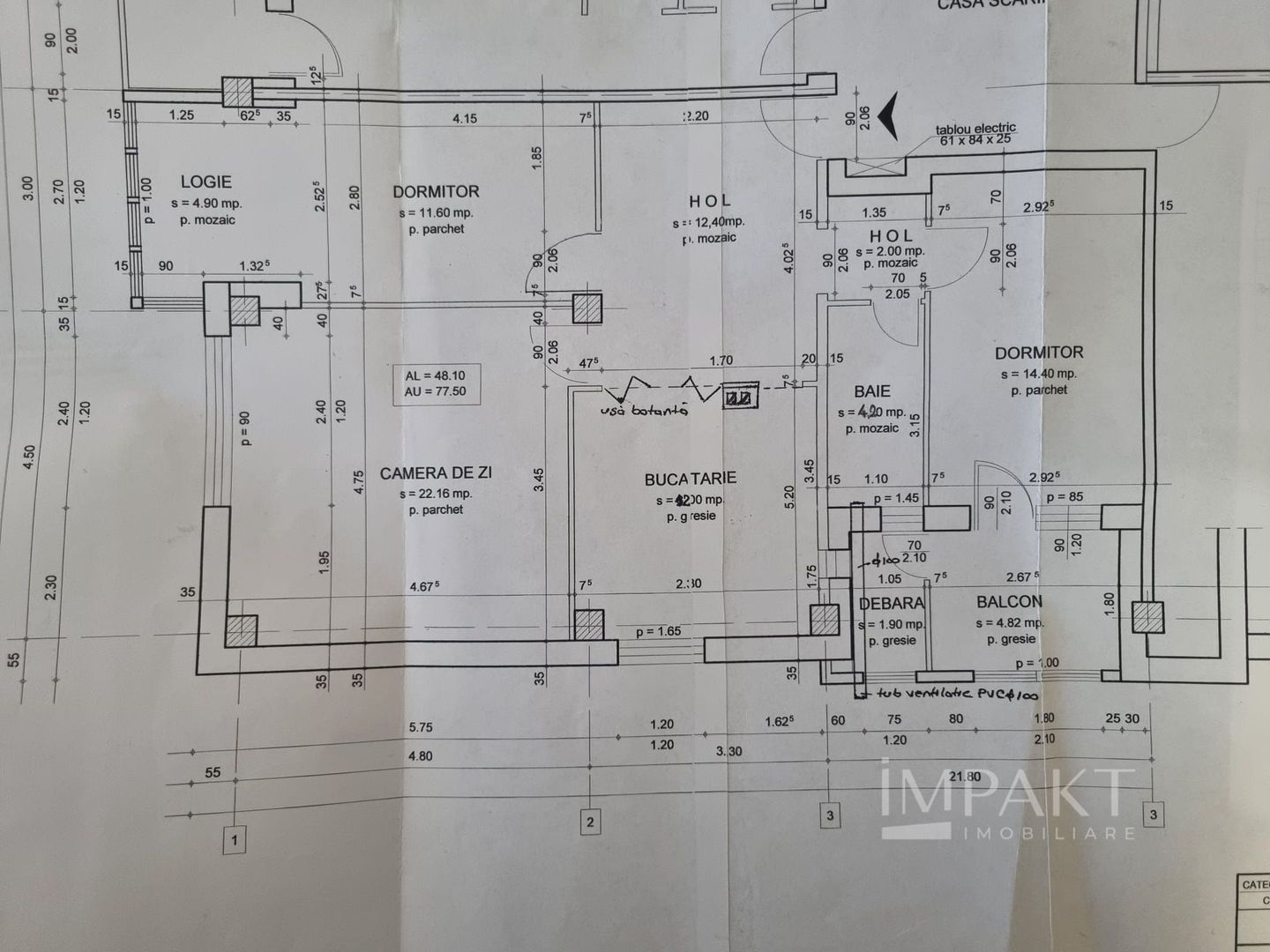 Apartament CONFORT SPORIT cu 3 camere, la limita cartierelor Marasti si Gheorgheni! - Poză 12