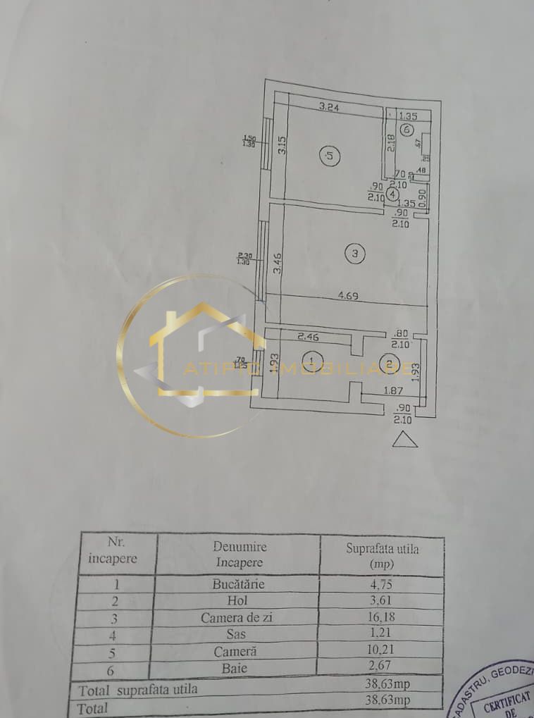 Mircea cel Batran apartament 2 cam - Poză 7