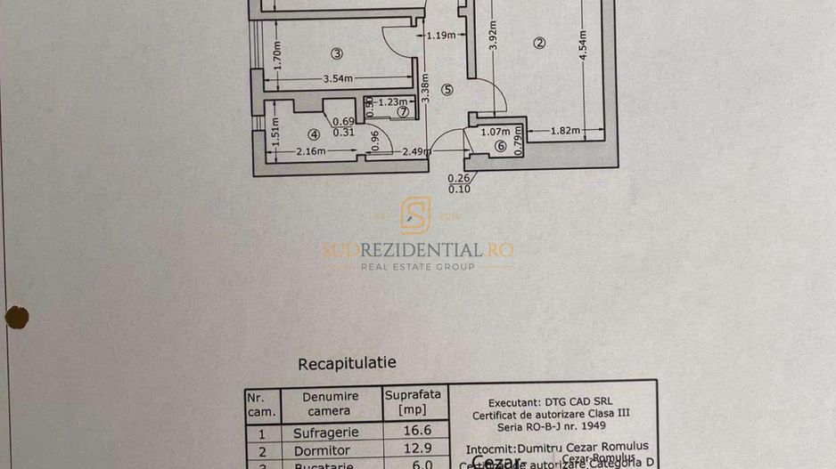 Apartament 2 camere, Bulevardul Alexandru Obregia, Comision 0% - Schiță 13