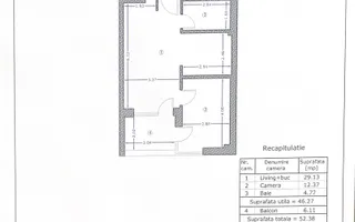Oportunitate 2 camere de vânzare | CityPoint Aviatiei | Faza 2 Bloc D - Schiță 28