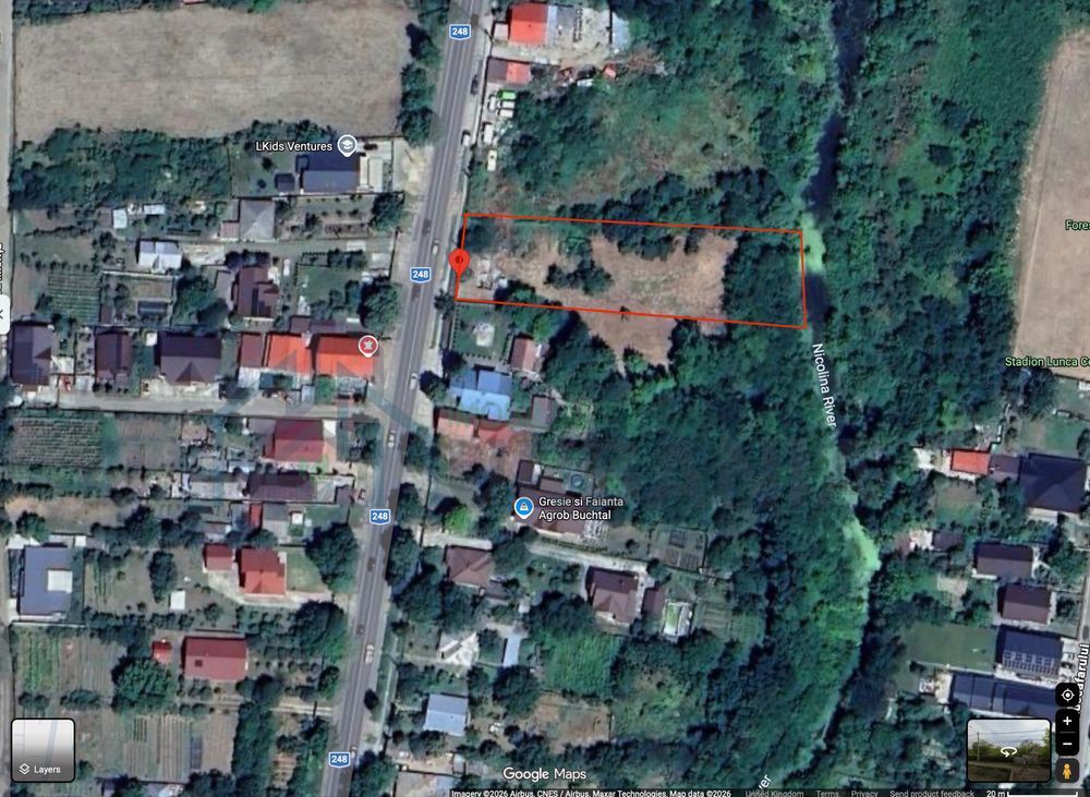 Teren intravilan 2.099 mp pe DJ 248, Lunca Cetățuii / Ciurea - Poză 1