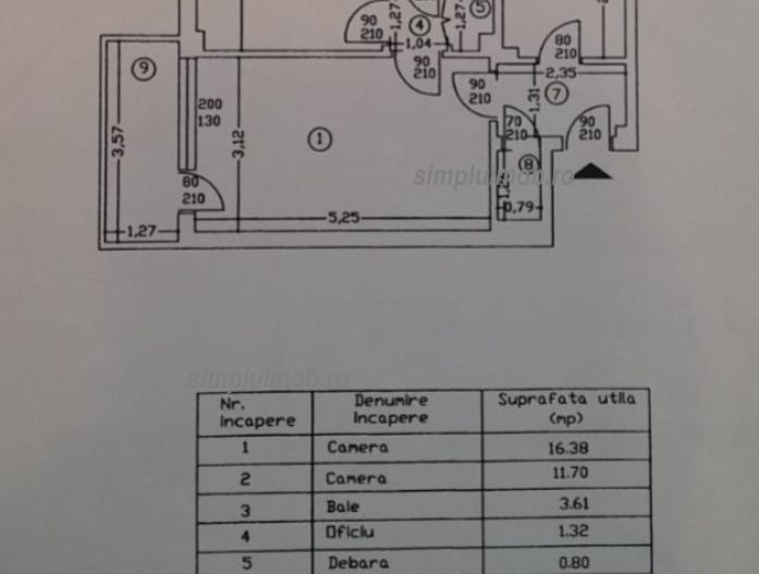 Metrou Iancului 2 camere de renovat - Schiță 9