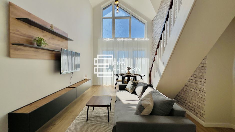 Penthouse 4 camere, terasa 14.42 mp mobilat -zona Aeroport Sibiu - Poză 9