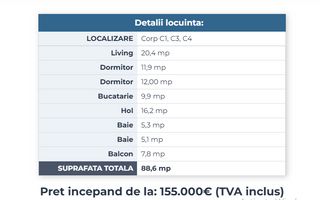 Metrou Berceni -Ap 3 Camere decomandat 88 mp - Poză 3