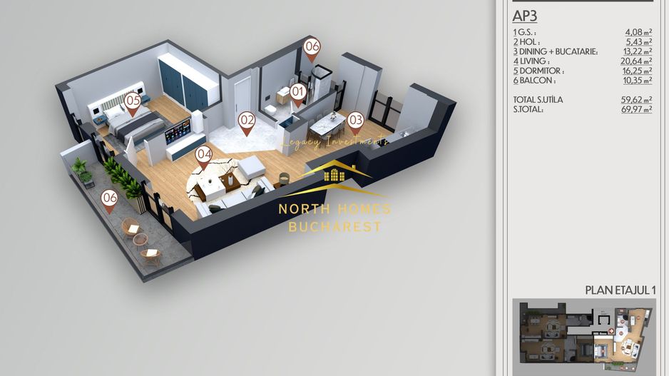 COMISION 0 -Apartament 2 CAMERE -de vanzare -BUCUR OBOR-NOU 2025 -PROMOTIE - Poză 14