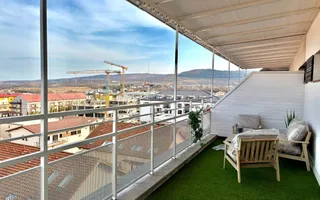 Penthouse pe 2 niveluri l 160 mp utili l terase 75 mp l parcare l B. Z - Poză 16