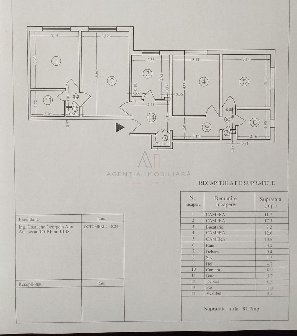 4 camere Lujerului Metrou - Poză 14