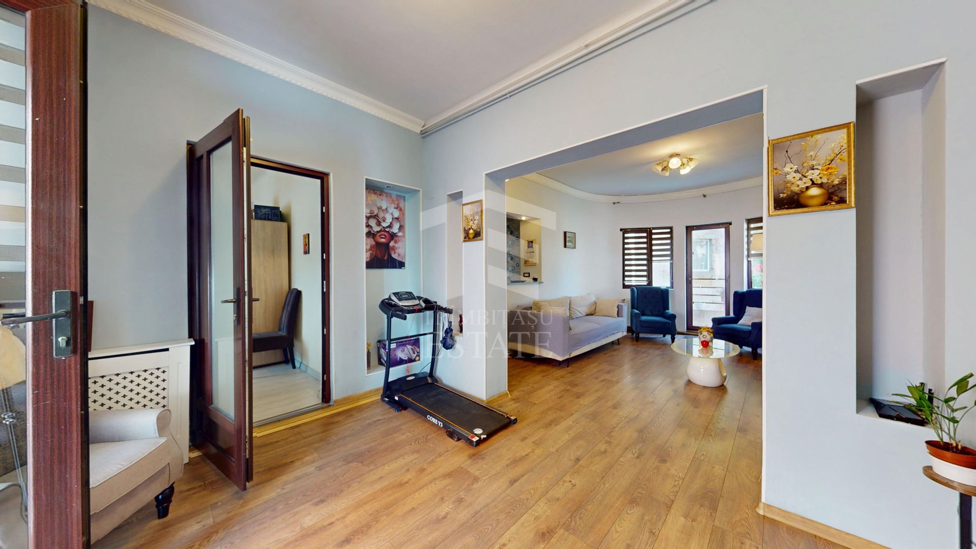 Apartament interbelic cu 3 camere, 124 mp, vis-à-vis de - Poză 35