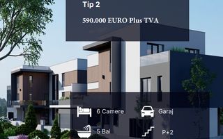 Vila Ultramoderna | 6 camere | Iancu Nicolae | Jolie Ville | - Schiță 4