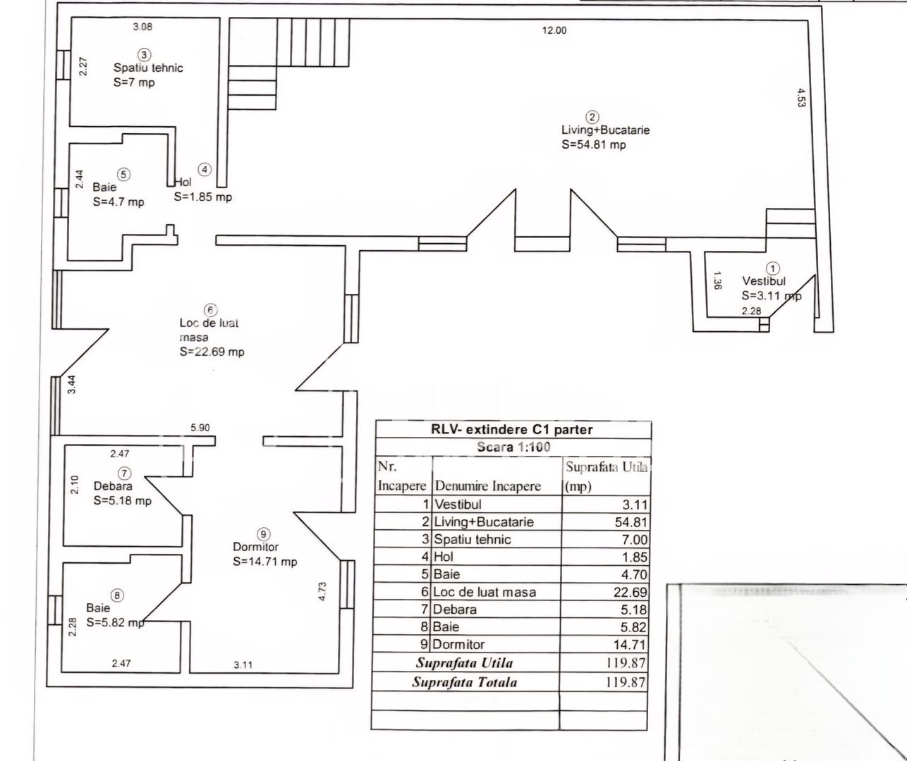 Casă Individuală de Vânzare | In Cisnădioara | 900 mp teren | 187 mpu - Schiță 21
