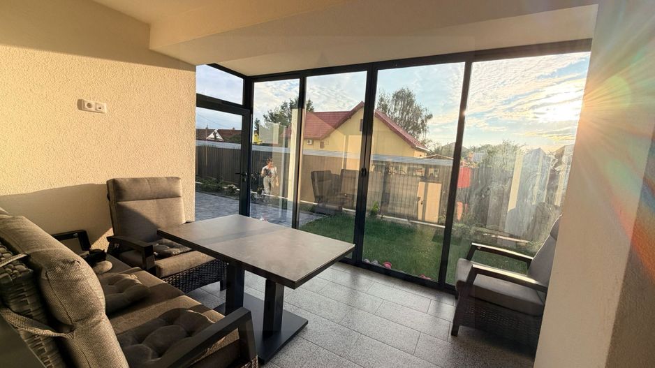 Casa individuala utilata 4 camere 120 mp utili garaj si teren Cristian - Poză 26