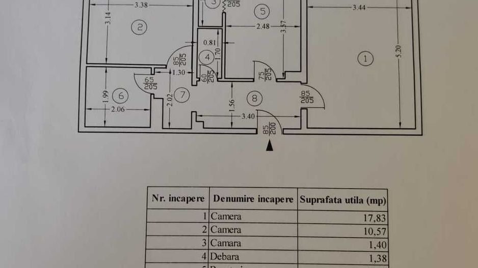 Apartament luminos 2 camere. Zona Tineretului. Cu  Centrala. Loc Parcare. - Poză 8