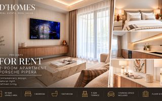 Chirie I Apartament 2 Camere I Mobilat Designer I Luminos I Parcare - Poză 1