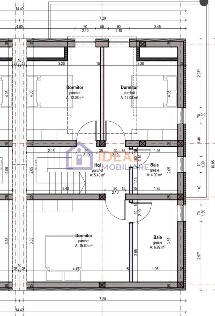 Casa Tip Duplex cu 5 camere si gradina generoasa, in Sura Mica - Schiță 21