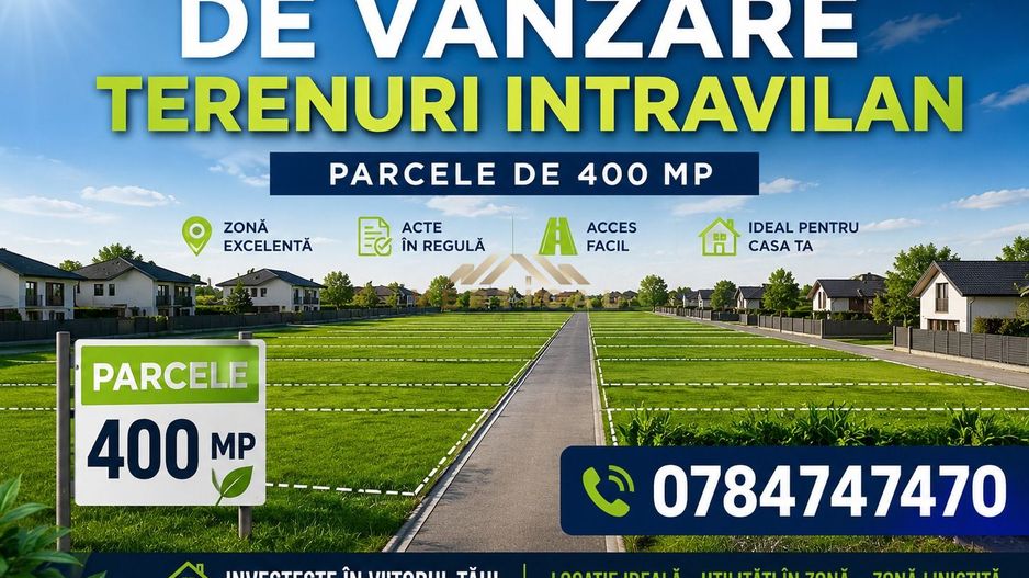 Loturi Teren De Vanzare Intravilane Berceeni Vidra -Ilfov - Poză 2