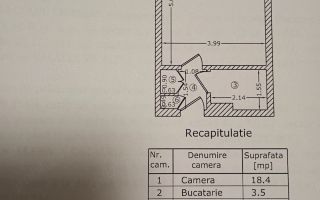 Garsonieră Titan, etaj 4, bloc reabilitat, preț negociabil - Poză 3