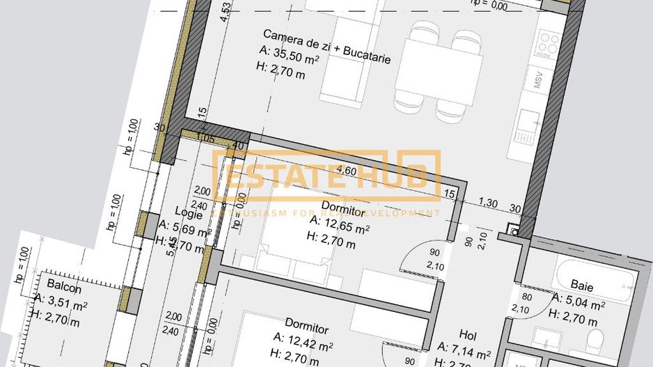 PRESALE Traian 44 | 3 camere premium | 0% comision - Poză 6
