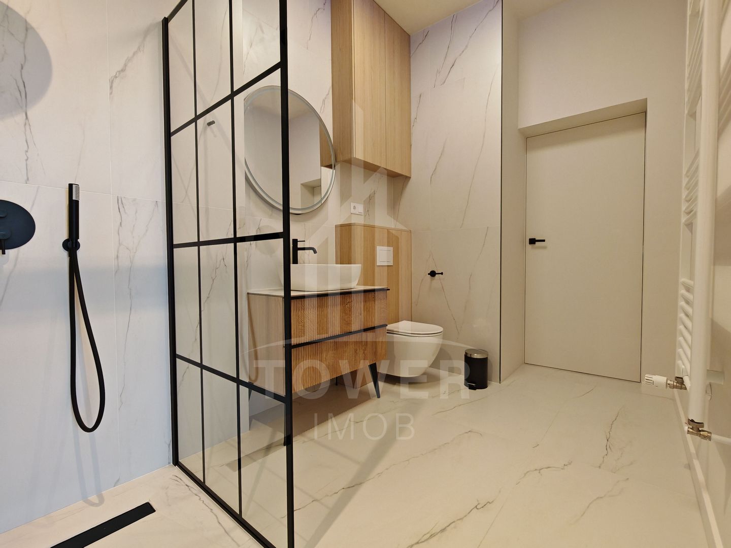 Apartament prima inchiriere cu 3 camere, nou, mobilat lux. - Poză 13