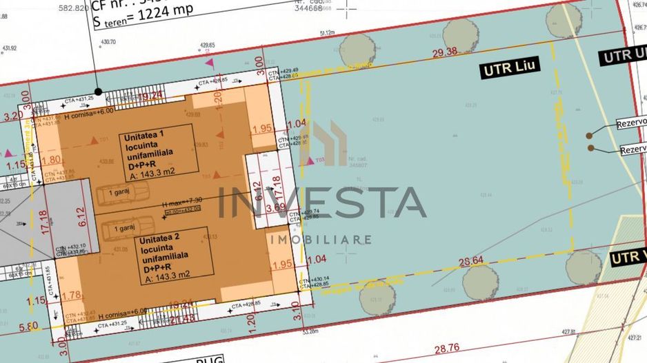 Duplex cu 612 mp de teren! - Poză 14