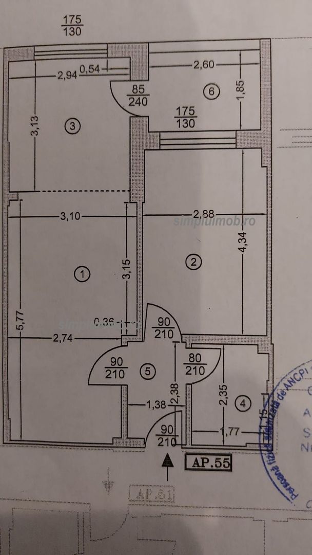 Metrou Dimitrie Leonida Bloc Nou Mobilat Utilat - Schiță 19