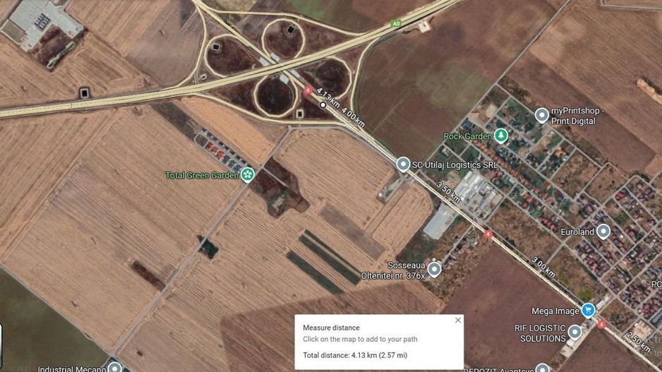 FRUMUSANI - TEREN 500 mp, acces rapid DNCB si A0, pretabil investitie - Poză 3