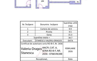 APARTAMENT EXCLUSIVIST ‖ 4 CAMERE ‖ GARAJ + BOXA ‖ - Schiță 18