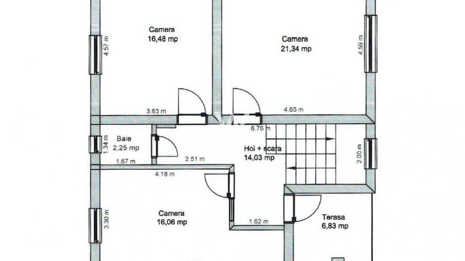 Spatiu birouri Centru, langa pacrul Sub Arini, Sibiu - Schiță 14