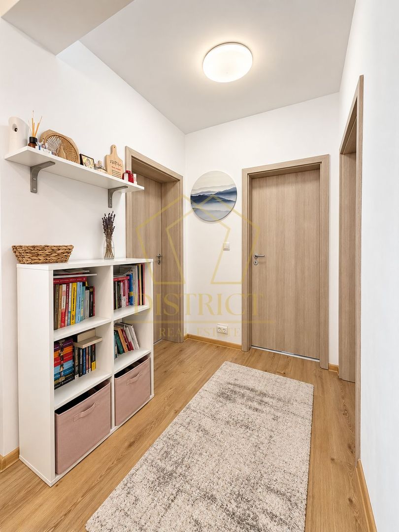 Apartament Superb cu 3 camere mobilat | terasa de 12 mp | Giroc | asfalt. - Poză 13