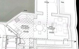 Apartament  78 mp utili cu gradina de 100 mp pe strada Brasov! - Schiță 2