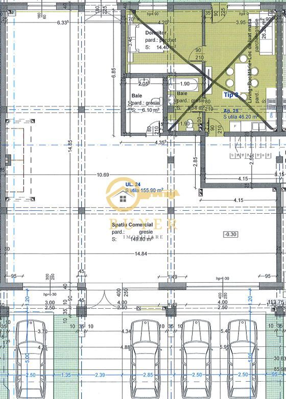 Spatiu comercial in Selimbar, ansamblu nou de blocuri, 156mp - Poză 4