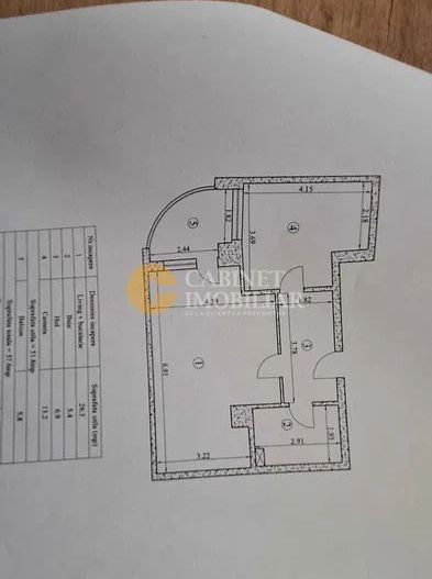 2 Camere Decomandat - Eta Intermediar, Bloc Nou - Zona Tatarasi - Poză 5