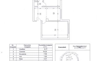 Apartament 2 camere de inchiriat Aviatiei Metrou Aurel Vlaicu - Schiță 6