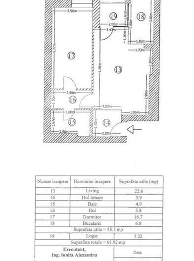 Apartament 2 camere Parcul Circului | Loc de parcare - Poză 14