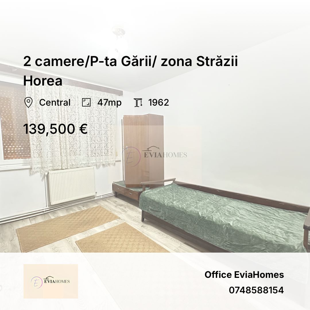 2 camere/P-ta Gării/ zona Străzii Horea - Poză 1