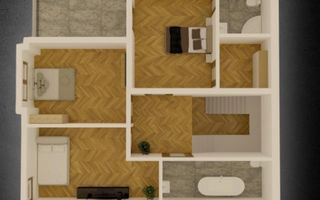 Casa individuala, 4 camere, Teren 750mp, Garaj, Jucu de Mijloc PANEMAR - Poză 3