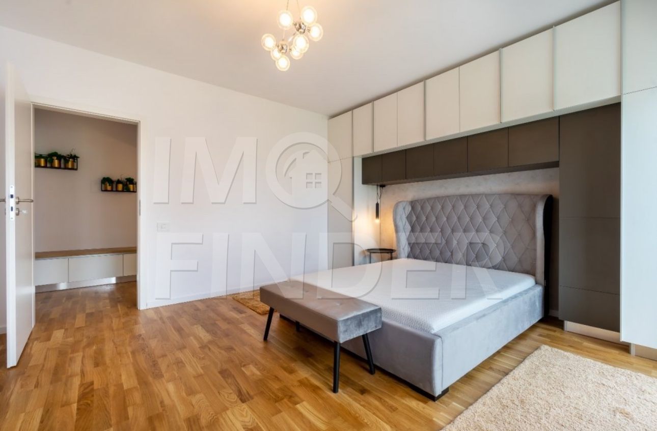 Închiriere apartament 3 camere Bună Ziua, 100 mp mobilat lux - Poză 10