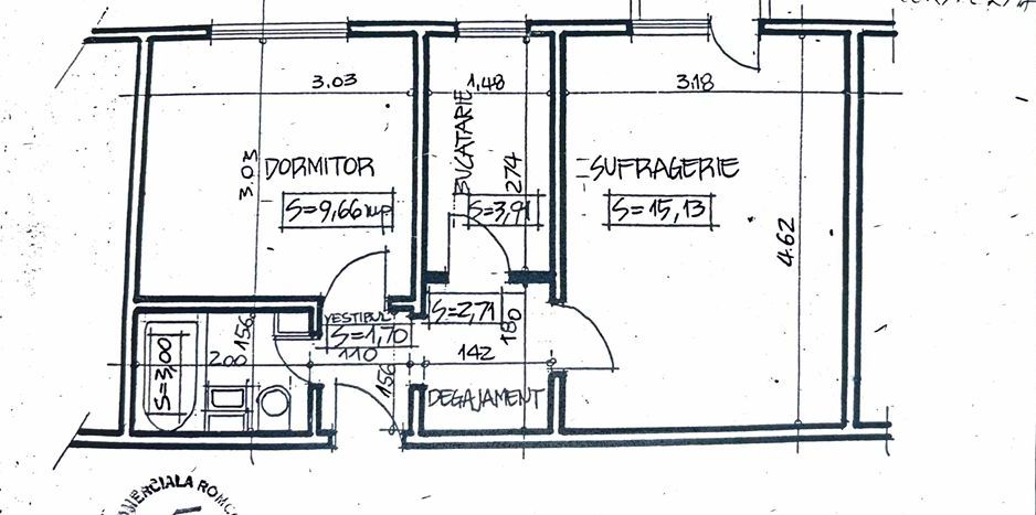 2 CAMERE || DECOMANDAT || DOROBANTI - Schiță 9