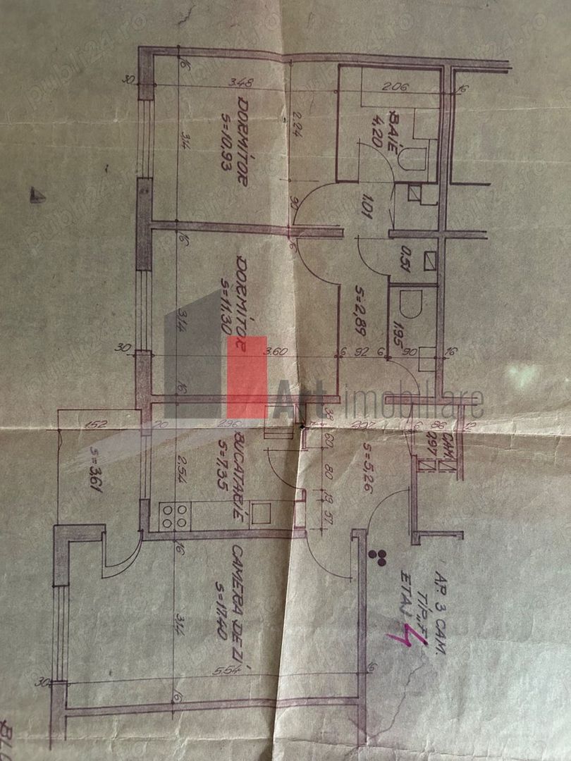 APARTAMENT  3  CAMERE TEI - Poză 1