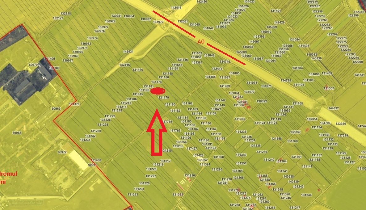 Teren  de vanzare, 558mp Bragadiru, zona de case,langa Centura A0 - Poză 1