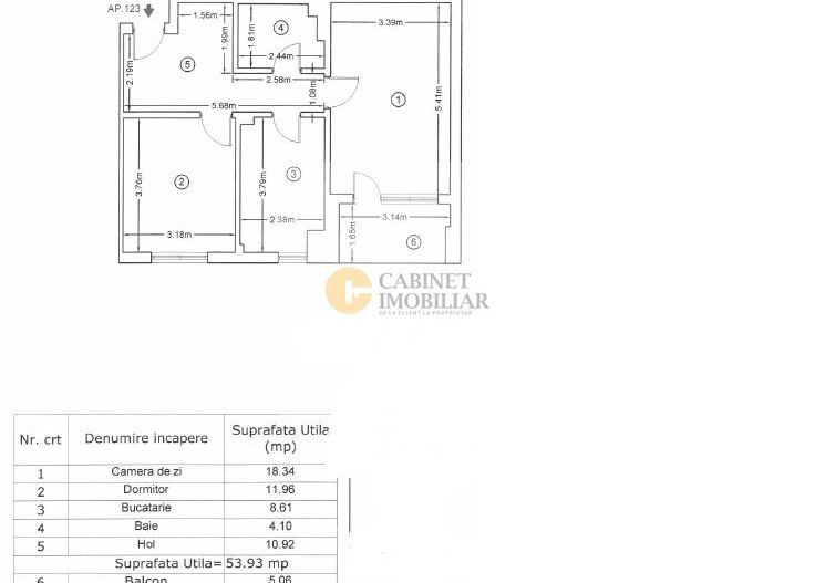 2 Camere - 59MP | Decomandat | Rotar Park 1 | Metrou Pacii 1 minut - Schiță 12