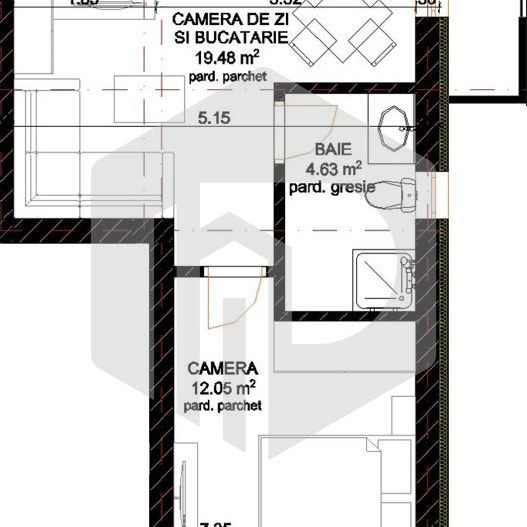 Apartament 2 camere - Rahovei- Etaj 2 | 2 Balcoane - Dedeman - Poză 2