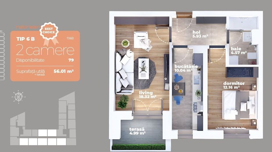 AP 2CAM DECOMANDAT- BLOC P+11 / AUCHAN TITAN,PARCUL TEILOR! - Poză 2