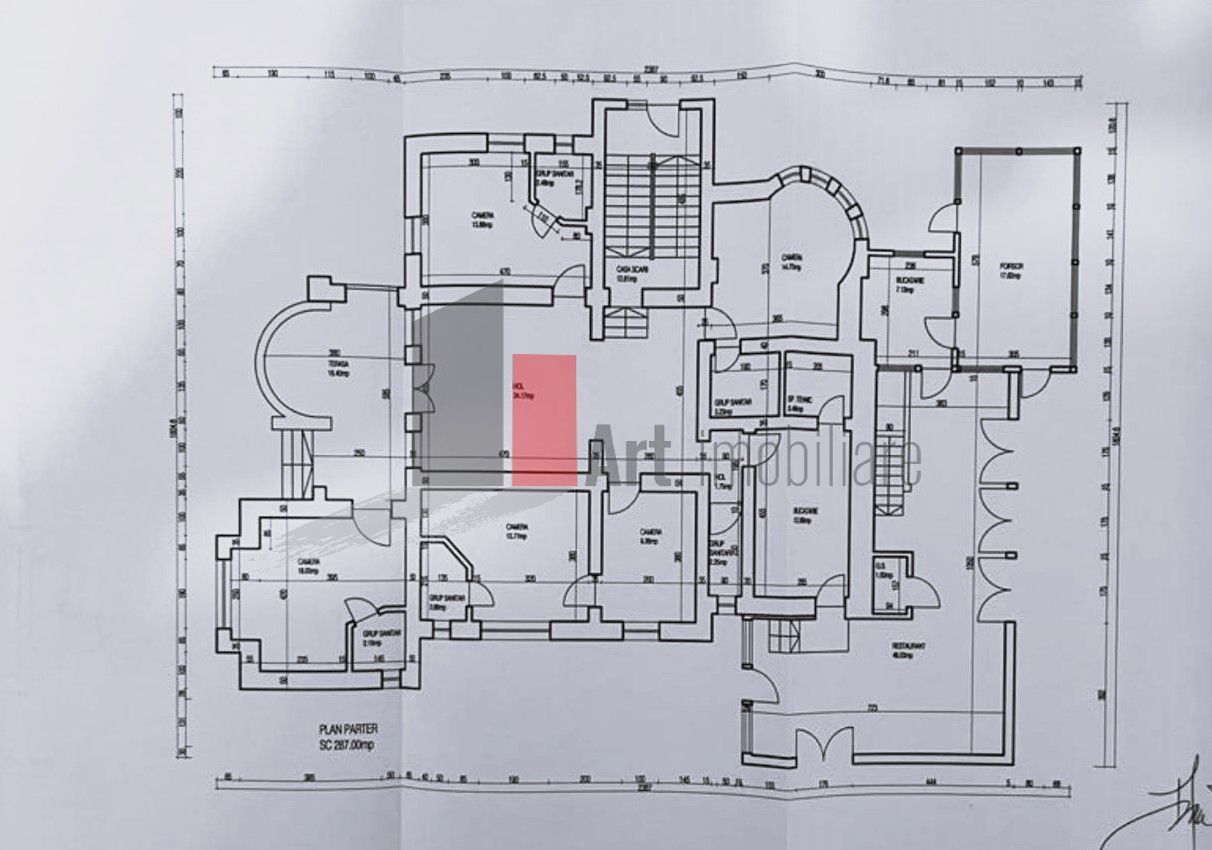 Vila Pensiune in Busteni | zona centrala | afacere functionala - Schiță 11
