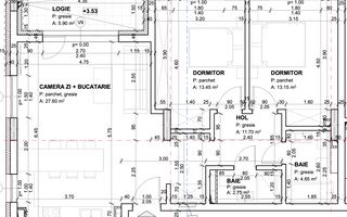 Apartament 3 camere decomandat, Constructie Premium, Andrei Muresanu! - Schiță 2