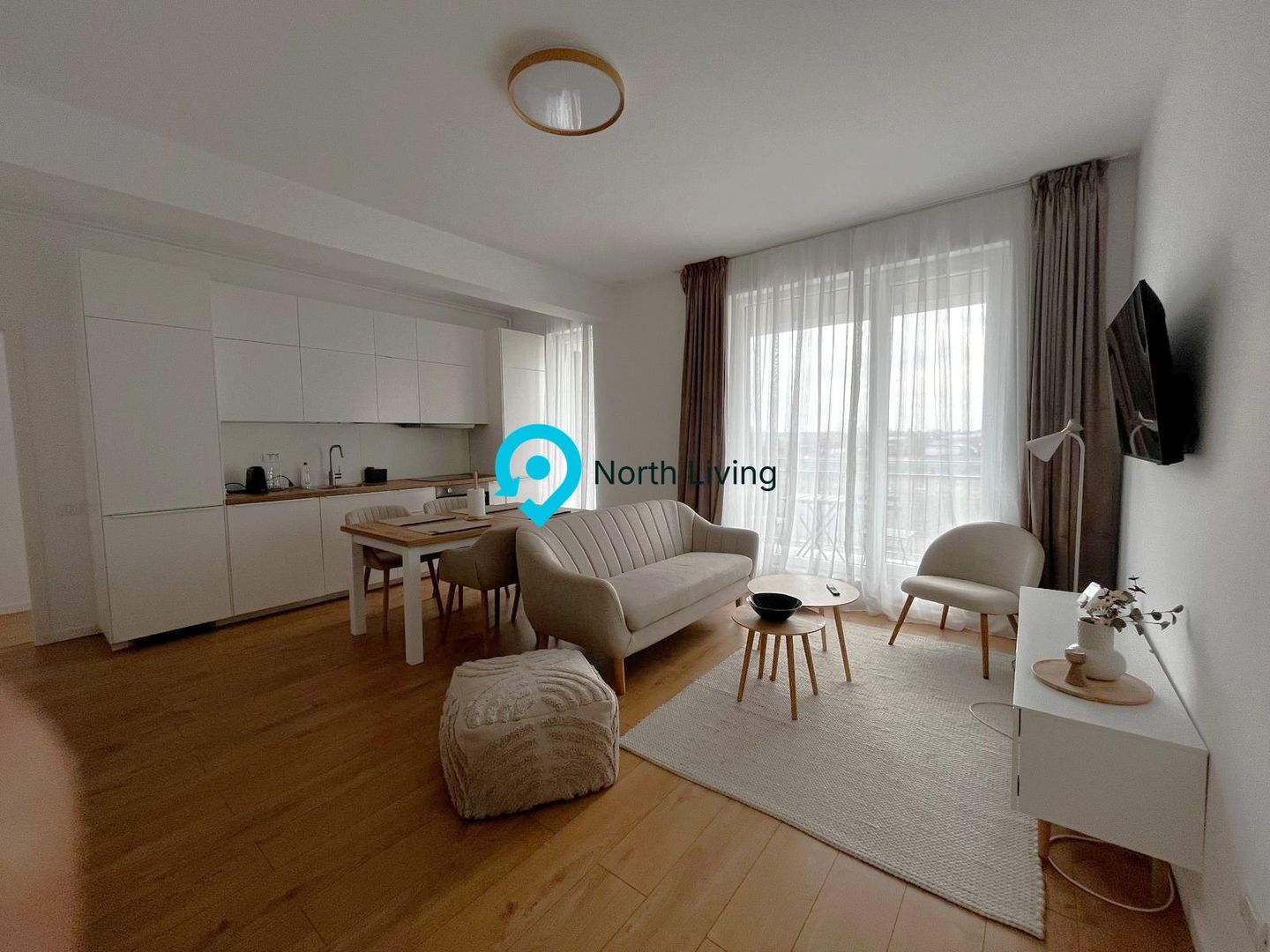 3 camere gata de mutat | Tunari | Mobilat | Parcare inclusă - Poză 1